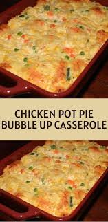 Chicken Pot Pie Bubble Up Casserole 12recipes In 2020 Healthy Chicken Pot Pie Easy Chicken Pot Pie Chicken Pot Pie Casserole