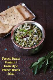 French Beans Foogath Goan Style French Beans Sabzi Indian Food Recipes Vegetarian Bean Recipes French Beans Recipe Indian