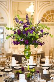 Green and purple paper lanterns. Edgeworth Club At Sewickley Pittsburgh Weddings Kristian Mike Purple Wedding Flowers Tall Wedding Centerpieces Wedding Flowers