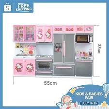 The oven and the mini dishwasher are provided with large and removable racks inside. Kids Kitchen Set Big Cheap Online