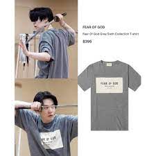 From what i've seen and heard, yoongi goes through clothing phases and chooses one item that he likes a lot and wears it a lot. Fear Of God Suga Bts Shopee Indonesia