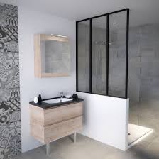 Conforama a pensé différentes gammes de meubles de salle de bain afin que vous puissiez toujours avoir le choix. Meuble Vasque De Salle De Bain Avec Tiroirs Gain D Espace Smart Tiroirs Chene Vert