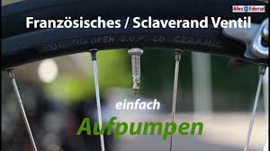 Franzosisches Ventil Sclaverand Ventil Aufpumpen Alles Fahrrad 37 Youtube