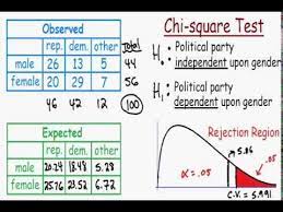 Chi Square Test With Contingency Table Youtube