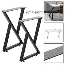 Adjustable laptop table bed tray desk foldable leg sofa notebook computer stand. Metal Table Legs Dining Table Legs 28 X24 Desk Bench Legs 2pcs Z Shape 8079601875845 Ebay
