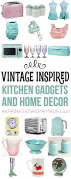 vintage inspired kitchen decor