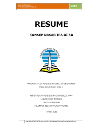 4 sks nama tutor : Konsep Dasar Ipa Di Sd
