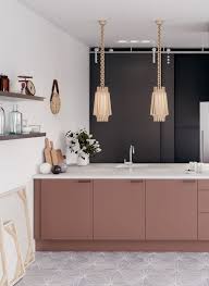 More dramatic shades of matt grey create instant impact, while the metallic shine of chrome and steel creates a clean, modern aesthetic. 25 Chic Ways To Rock Pink In Your Kitchen Digsdigs
