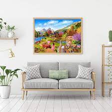 Low prices, free shipping & 1 yr returns. Buy Huadada Jigsaw Puzzle For Adults 1000 Piece Puzzles For Teenagers Kids Lakeside Cottage Large Jigsaw Puzzle Family Challenging Games Entertainment Toys Gifts Home Decor 27 6x 19 7 Online In Vietnam B08r9q4xy7