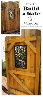 Shop gate decorations & more. How To Build A Gate With A Window Confessions Of A Serial Do It Yourselfer