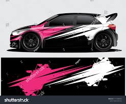 Rally Car Aufkleber Graphic Wrap Vector Vektorgrafik Royalty Free 1511680403 In 2020 Rally Car Car Decals Racing Car Design