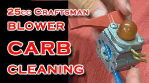 Carb Cleaning 25cc Blower Youtube