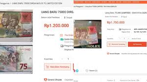 Uang baru pecahan rp75 ribu edisi kemerdekaan memang tergolong unik. Waduh Uang Rp 75 Ribu Dijual Ulang Di Sosmed Sampai Jutaan Rupiah Mau