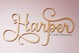 Personalized Wooden Name Sign Wall Hanging Letters For Nursery Etsy Wooden Name Signs Name Signs Name Wall Decor