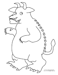 Gruffelo Gesicht Malvorlage Coloring And Malvorlagan