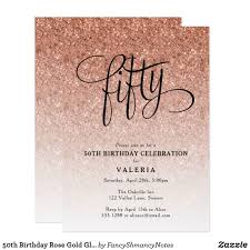 Turning 50 50th Birthday Party Ideas For Women 50th Birthday Party Decorations For Women Turning 50 50th Birthday Rose Gold Glitter I 50th Birthday Party Invitations 50th Birthday Themes Moms 50th Birthday