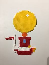 Super Mario Odyssey Ship Simple Hama Bead Creation Perler Bead Mario Perler Beads Designs Perler Bead Art