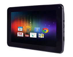 Find the tiniest reset hole on the side of the tablet next to the micro usb charger port and use a paper clip or similar tool to click it, press gently the reset button in the hole. Proscan Plt7777g Q 7 Google Tablet