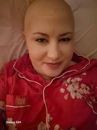 TODAY I BRAVED THE BALD LOOK FOR THE FIRST TIME (well, outside of close  family) when I did a photoshoot to go along with a media interview to  promote Maybe Next Christmas