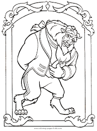 Beauty And The Beast Color Page Disney Coloring Pages Color Plate Coloring Sheet Printable Color Disney Coloring Pages Cartoon Coloring Pages Coloring Pages
