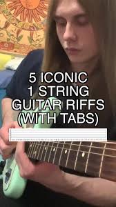 When less is more, all of these iconic riffs are played