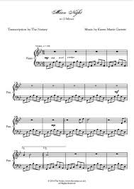 Karen Marie Garrett Moon Night It S All About The Rose Visit Www The Notary Co Uk To Download In Full Piano Sheet Music Piano Music Sheet Music