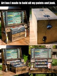 20 Creative Diy Projects Done Successfully Box Art Art Supplies Storage Art Room