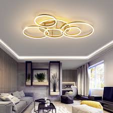 Gleam lumi sakura 100led outdoor solar lighting string christmas decoration new model lights luces de navidad outdoor decor. Buy Online Neo Gleam 2 3 5 6 Circle Rings Modern Led Ceiling Lights For Living Room Bedroom Study Room White Brown Color Ceiling Lamp Alitools
