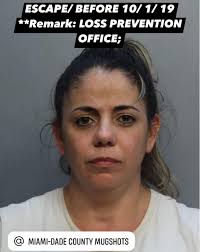 AGUIRREDIAZ, ZURAIKA DOB 02/03/1984 41 F Charges ESCAPE/ BEFORE 10/ 1/ 19  Bond: TO BE SET **Remark: LOSS PREVENTION OFFICE; RESISTING OFFICER WITHOUT  VIOLENCE TO HIS PERSON ( Bond: 500 ) FALSE