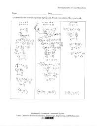 In her work, she substituted an each landscaper charges an hourly rate plus a fee for each job. Solving Systems Of Linear Equations Students Are Asked To Solve Three Systems Of Linear Equations Al
