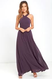 Air Of Romance Dusty Purple Maxi Dress Dusty Purple Dress Purple Maxi Dress Purple Bridesmaid Dresses