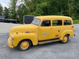 Image result for Chrome Yellow 1952 GMC Truck