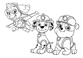Cartoons coloring pages are a fun way for kids of all ages, adults to develop creativity, concentration, fine motor skills, and color recognition. Paw Patrol Skye Marshall And Bubble Ready For Action