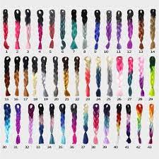 1pc Ombre Kanekalon Jumbo Braiding Synthetic Hair Extension African Twist Braids Kanekalon Braiding Hair Jumbo Braiding Hair Braid In Hair Extensions