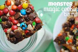 Monster Magic Cookie Bars Recipe Something Swanky Dessert Recipes Recipe Dessert Recipes Desserts Dessert Bars