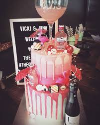 Female Rose Gold 30th Birthday Cakes Birthday Cake From Last Weekend Pink Gin Theme Originalflakenbake Cake Birthdaycake Pinkgin 19th Birthday Cakes 25th Birthday Cakes 21st Birthday Cakes