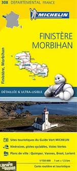 .plan et carte satellite du département morbihan. Michelin Carte Departements N 308 Finistere Morbihan