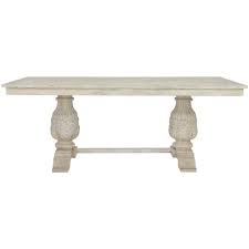 Entryway living room dining room kitchen bedroom office view all rooms. Home Decorators Collection Kingsley Sandblasted White Dining Table 9690200980 The Home Depot