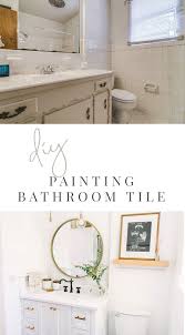 Bathroom Makeover How To Paint Shower Tile With Video Painted Shower Tile Shower Tile Bathroom Makeover