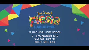 Shah alam celcom axiata malaysia open festival warna 3.0 sekolah kebangsaan puchong utama 3 fundraiser carnival great amal fest pubg bersama andi bernadi. Jom Singgah Fiesta Labur Pnb Karnival Jom Heboh Melaka Youtube