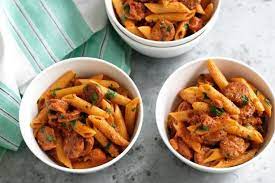 Chorizo Pasta Recipe Chorizo Pasta Pasta Recipes Indian Fresh Pasta Recipes