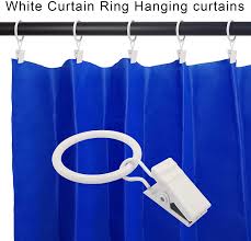 Can you hang grommet curtains on a traverse rod? Buy Amzseven 44 Pack Metal Curtain Rings With Clips Curtain Hangers Clips Drapery Clips With Rings Drapes Rings 1 In Interior Diameter Fits Diameter 5 8 In Curtain Rod Rustproof White Online In Slovakia B08hqccjgv