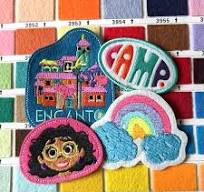 Embroidery badges, with felt fabric, custom made