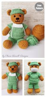 Is your knitting in crisis? Little Doctor Bear Free Knitting Pattern