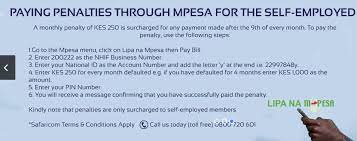 However, members have two options, 1.) paying the penalty. How To Pay Nhif Penalties Through Mpesa Venas News