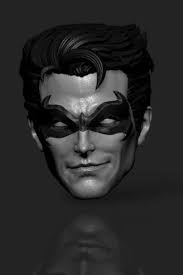 ROBIN DICK GRAYSON Boy Wonder Batman sidekick custom head for action figure  $6.00