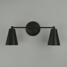 Back In Black With 10 Bathroom Design Ideas Blackandgreybathroom Black Bathroom Light Fixtures Wall Sconces Black Bathroom Light