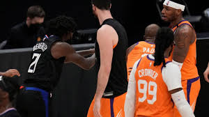 Patrick beverley is open to a contract extension discussion with the clippers, a league source told he's a big fan of steve ballmer as an owner, and that lawrence frank has been great to pat and his. La Clippers Patrick Beverley Suspended For One Game Next Season For Shoving Chris Paul