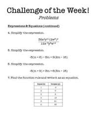 8th Grade Math Challenge Of The Week Problems 8th Grade Math Math Challenge Math