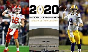 Ncaa division i football championship. Lsu Vs Clemson Cfp National Championship Prediction Game Preview